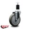 Service Caster 5'' Gray Poly Wheel Swivel 1-1/2'' Expanding Stem Caster SCC-EX20S514-PPUB-112 - alternate 2